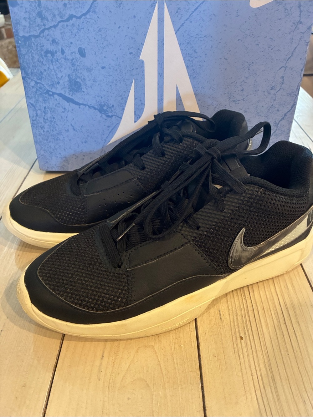 Black and white Ja Morant basketball Nike